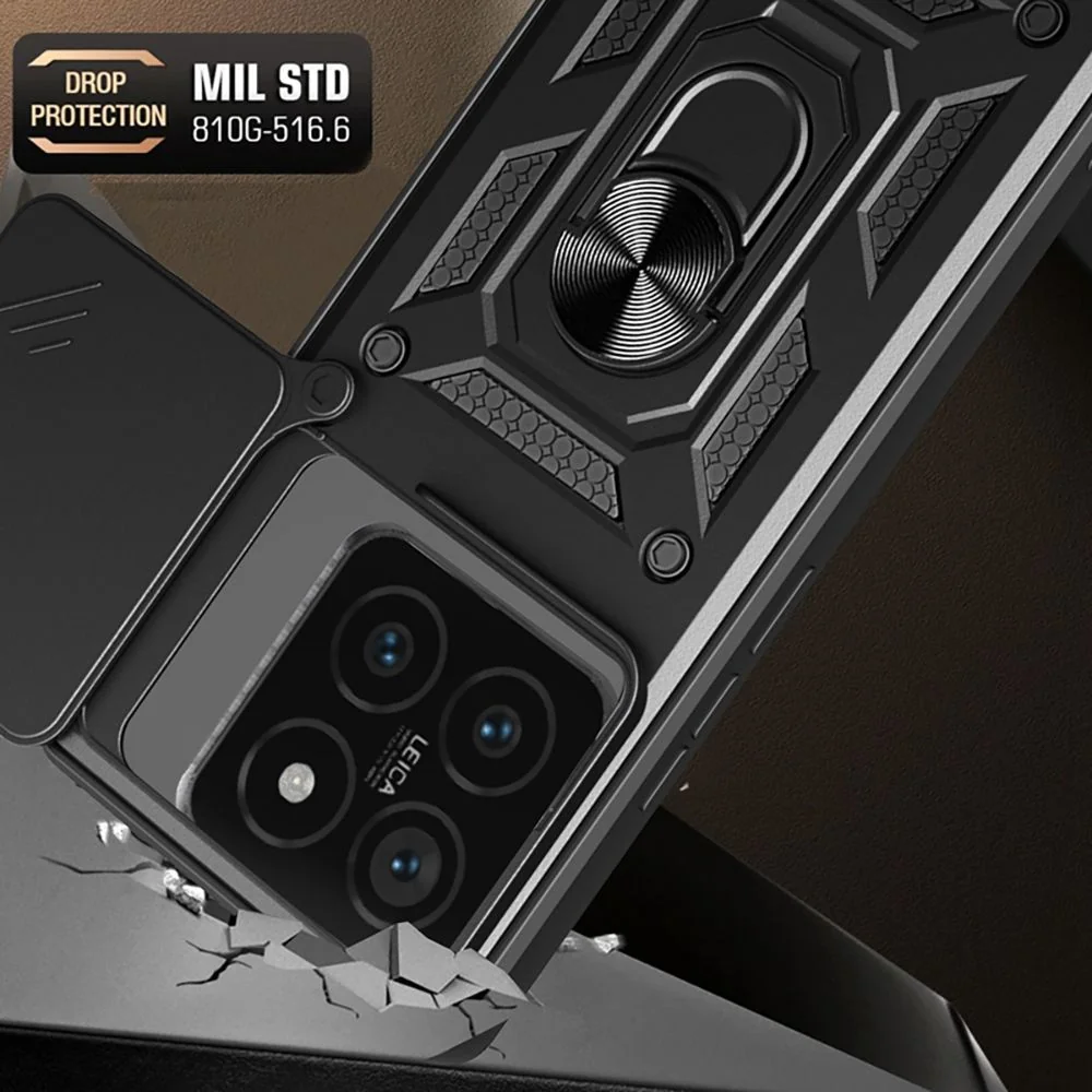 Tech-Protect Camshield Pro kryt na Xiaomi 14T, čierny