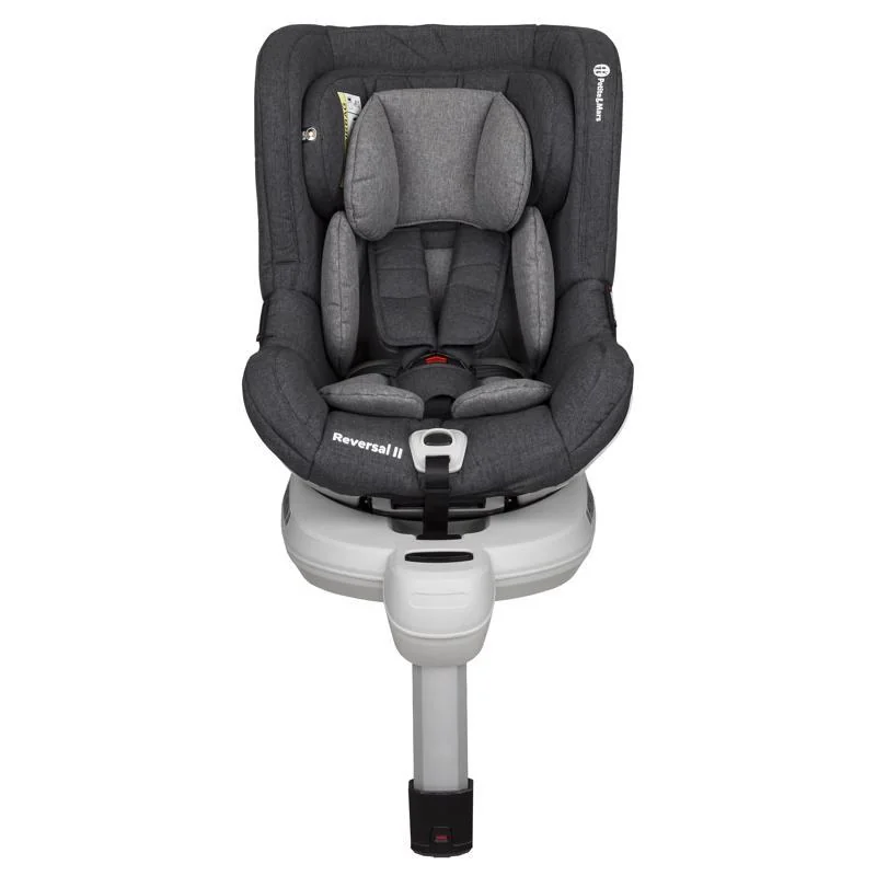 PETITE&MARS Autosedačka Reversal II (0-18 kg) Isofix - Grey 1×1 ks, otočná isofixová autosedačka