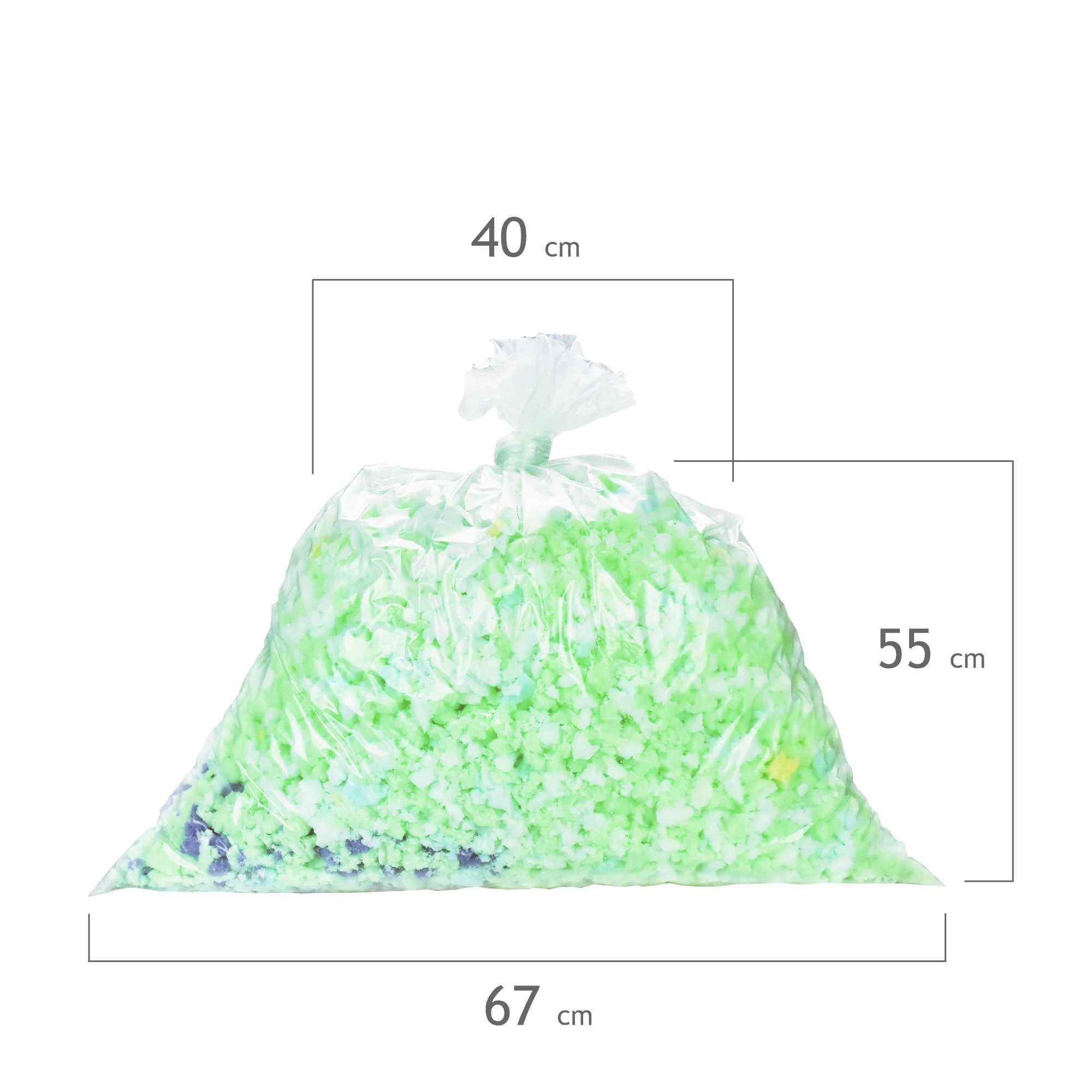 EMI Molitanová drť 1×1 kg, náplň do vankúšov