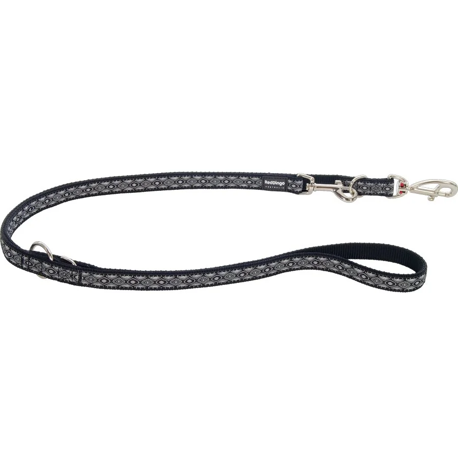 Prepínacie vodítko Red Dingo SNAKE EYES čierne, šírka: 25 mm