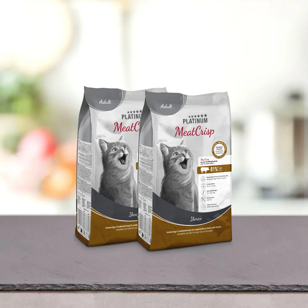 Platinum MeatCrisp Adult Iberico - Iberico pre dospelé mačky 400 g