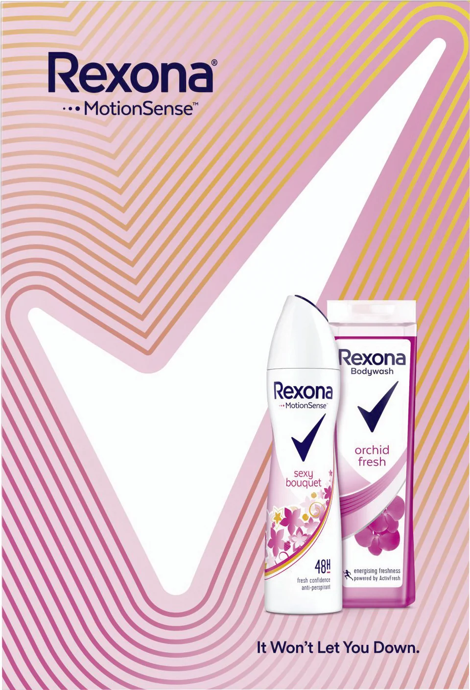 Rexona kazeta Sexy Bouquet dámska 1×1 ks, darčekové balenie