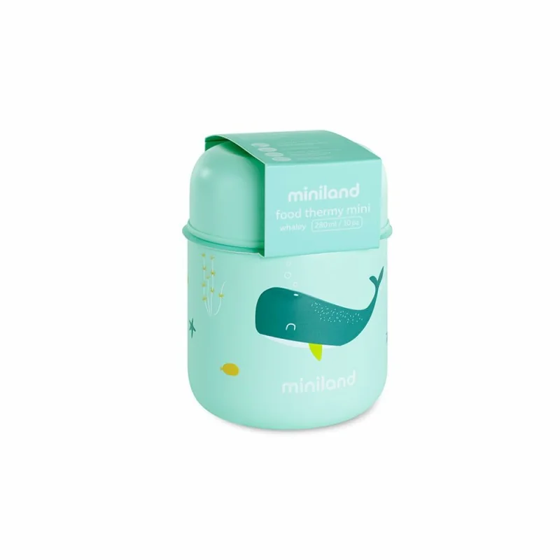 Miniland Ocean detská termoska na jedlo Veľryba 280 ml