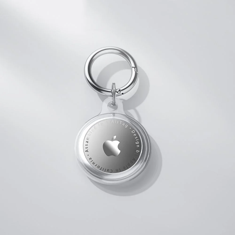 Tech-Protect Icon silikónový kryt na Apple AirTag, priesvitný