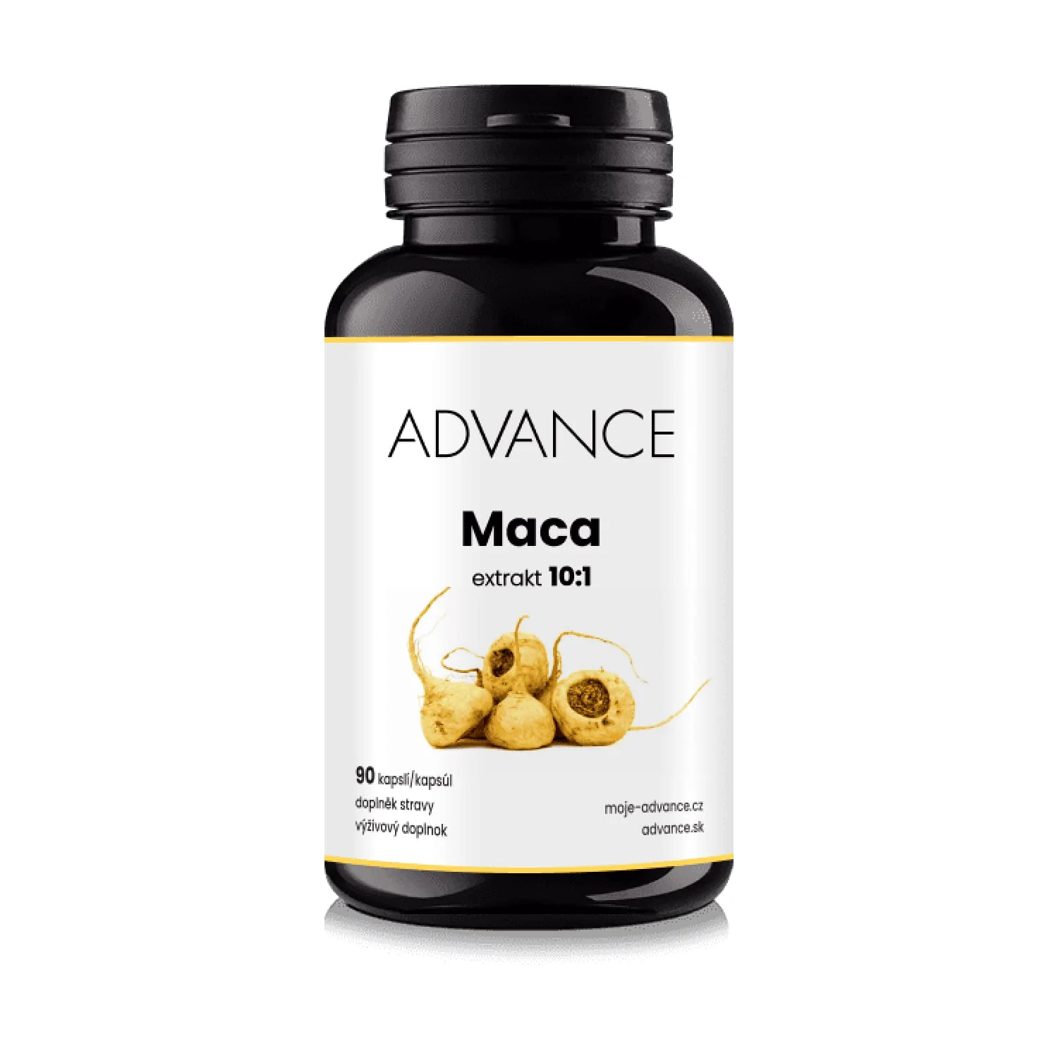 ADVANCE Maca 90 kapsúl - extrakt 10:1 1×90 cps, výživový doplnok