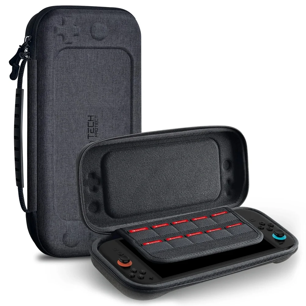 Tech-Protect Hardpouch obal na Nintendo Switch 2, šedý