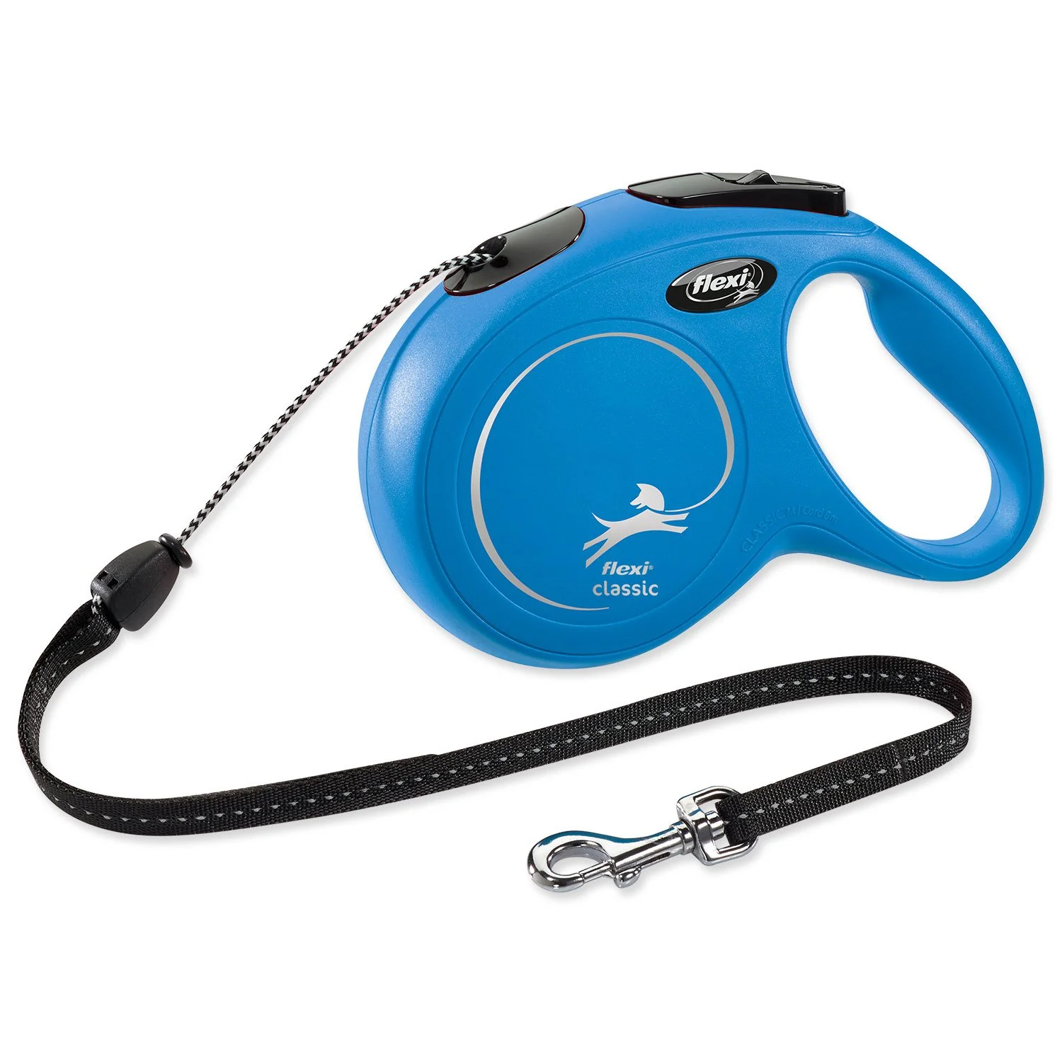 flexi New Classic lanko M 8m do 20kg modré