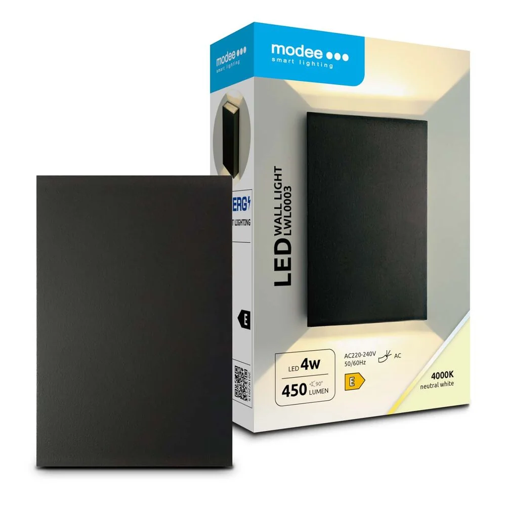 Modee LED svietidlo na stenu 4W 450lumenov IP65 (LWL0003)