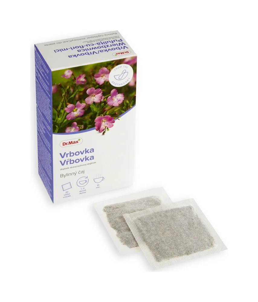 Dr. Max Vŕbovka 20×1,5 g, bylinný čaj v nálevových vreckách