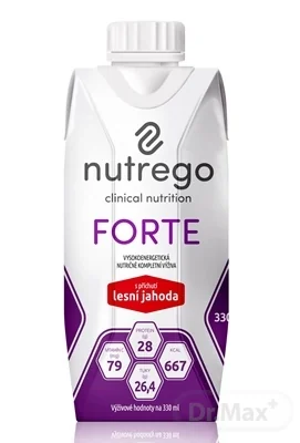 Nutrego FORTE 12×330 ml, s príchuťou lesná jahoda