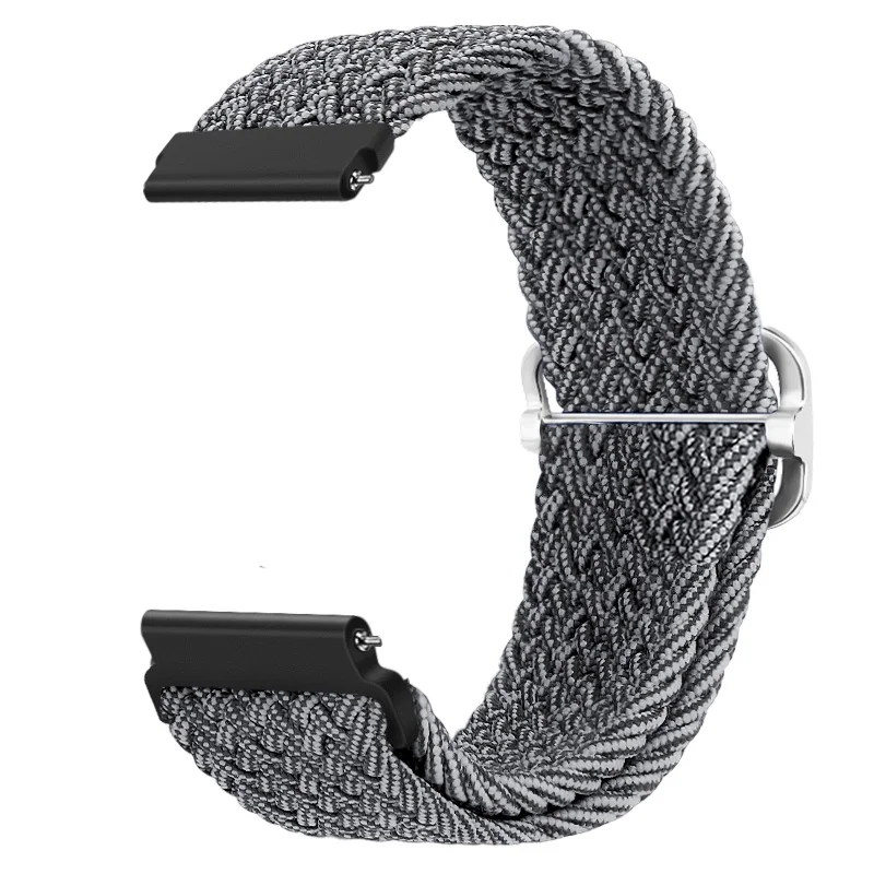 BStrap Braid Nylon remienok na Samsung Galaxy Watch 3 45mm gray black