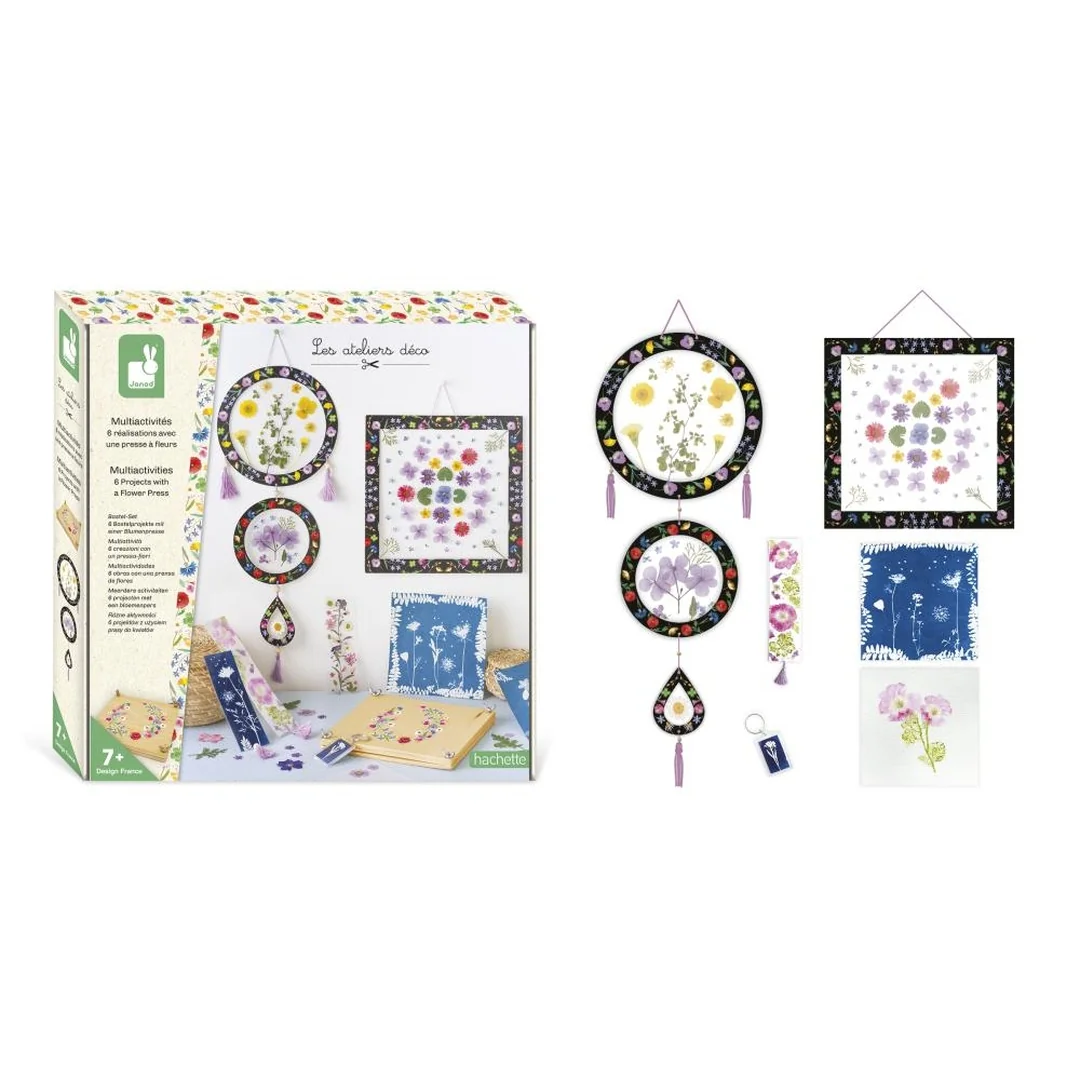 Janod Atelier Maxi Kreatívna sada XXL sada s aktivitami Herbár od 8 rokov
