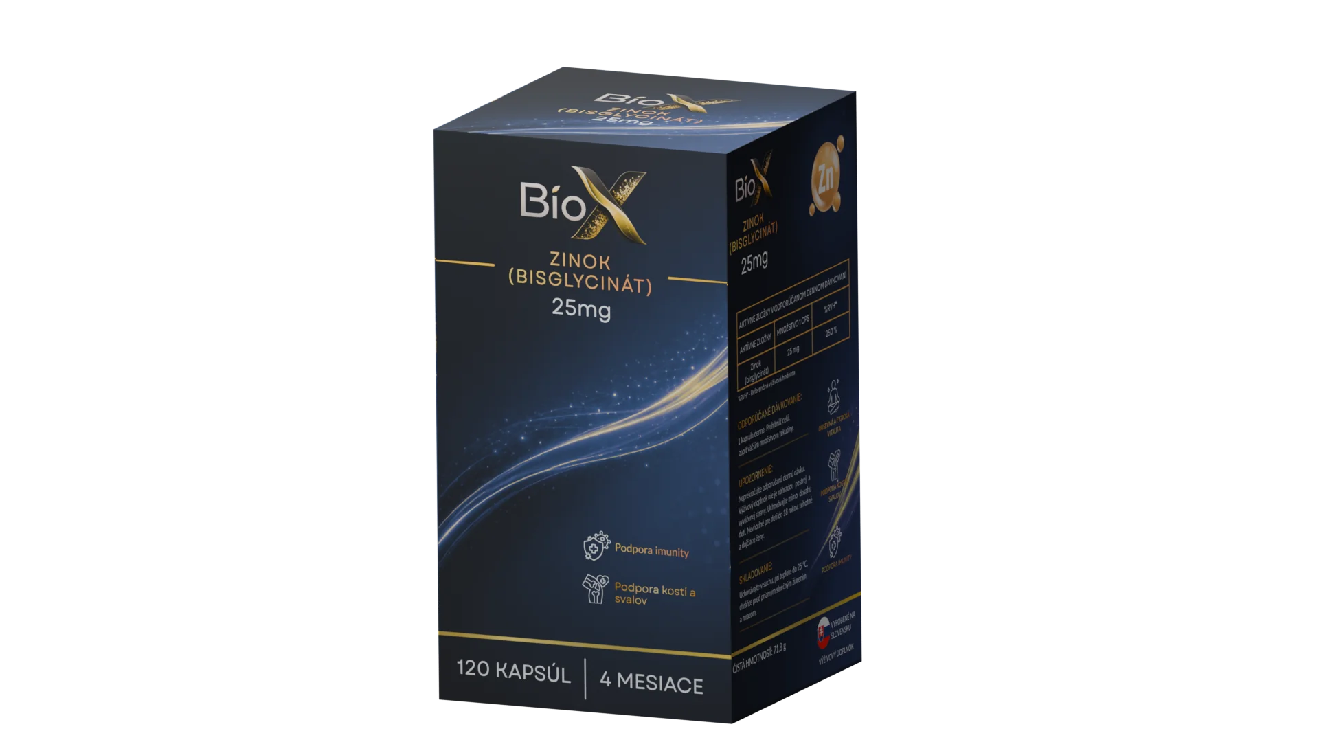 BioX ZINOK (BISGLYCINÁT) 25 mg 120 ks