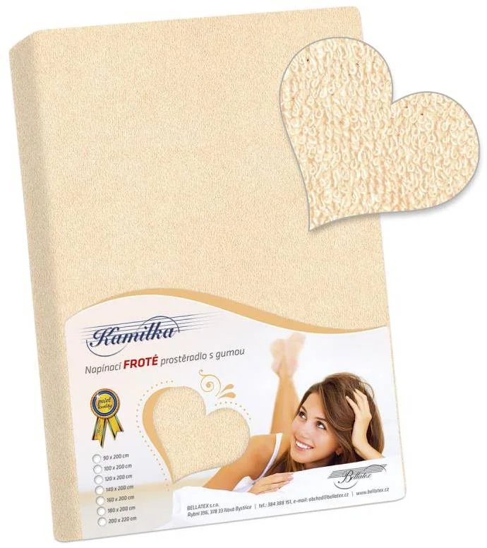 Froté prestieradlo 200x220 004 citrus K7 1×1 ks, posteľná plachta