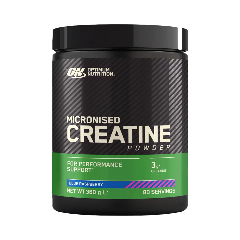 Optimum Nutrition Micronized Creatine Powder 360 g modrá malina