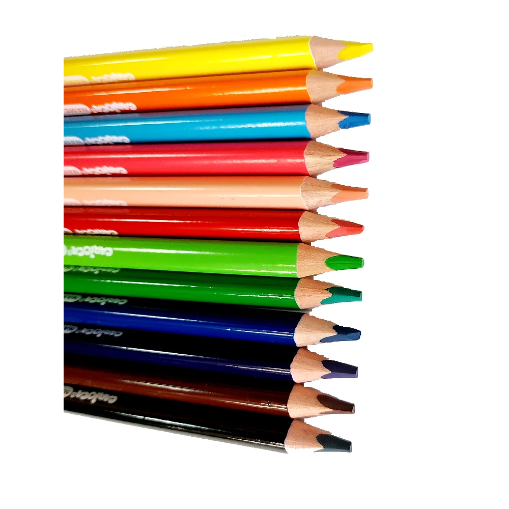 Farbičky Colored Pencils MAXI trojhranné, drevené, nelámavé 12ks-CARIOCA
