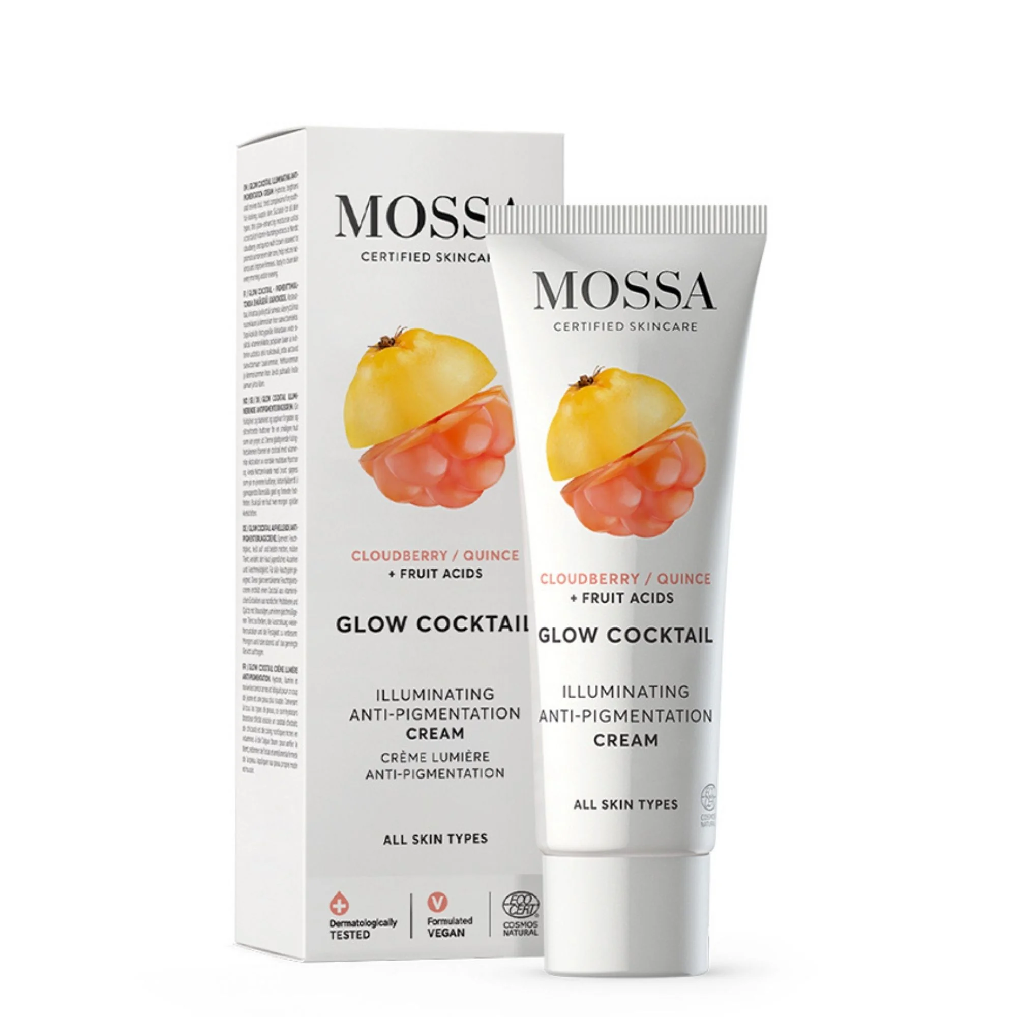 MOSSA Rozjasňujúci krém proti pigmentácii, GLOW COCKTAIL 50 ml