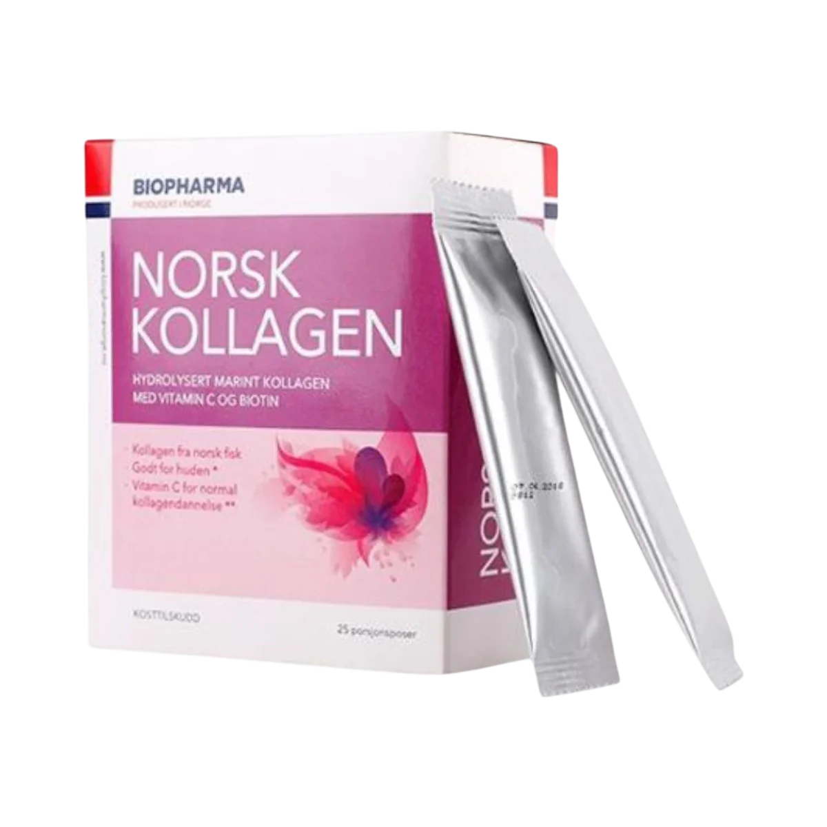 NATURLIG KOLLAGEN 125g Morský kolagén s malinovou príchuťou