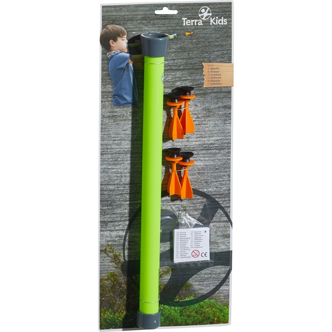 Terra Kids Fúkacia pištoľ so šípkami 4 ks
