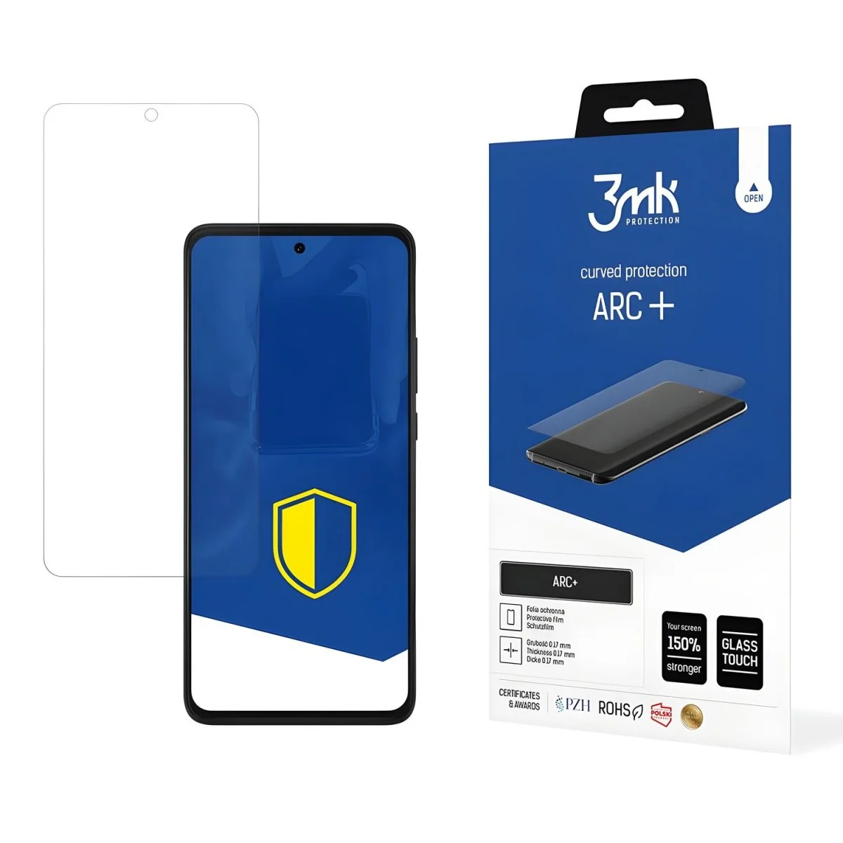 Arc+ ochranná fólia pre Motorola Edge 2022 1 x 3mk ARC+™, 1 ks.