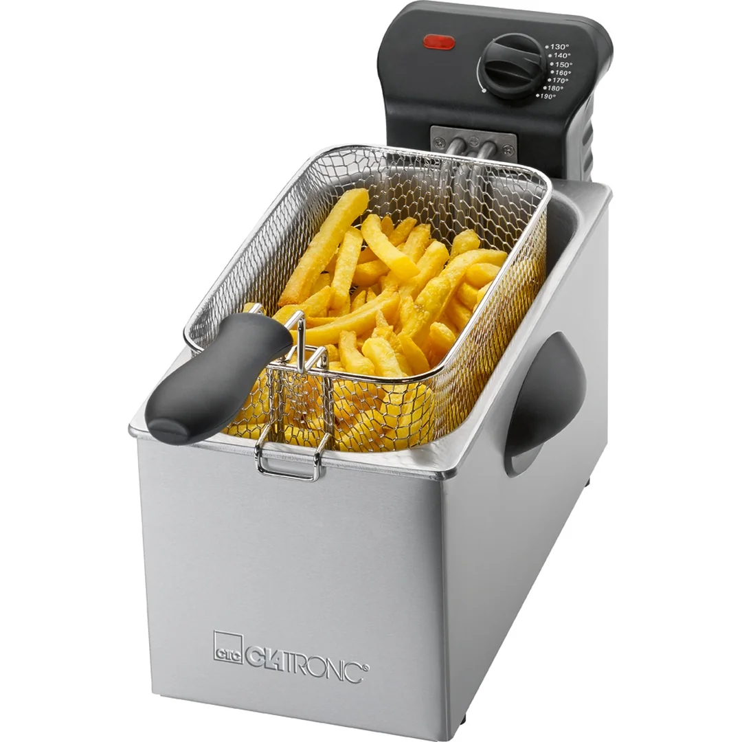 Clatronic FR 3587 fritéza 3 l nerez 2000 W