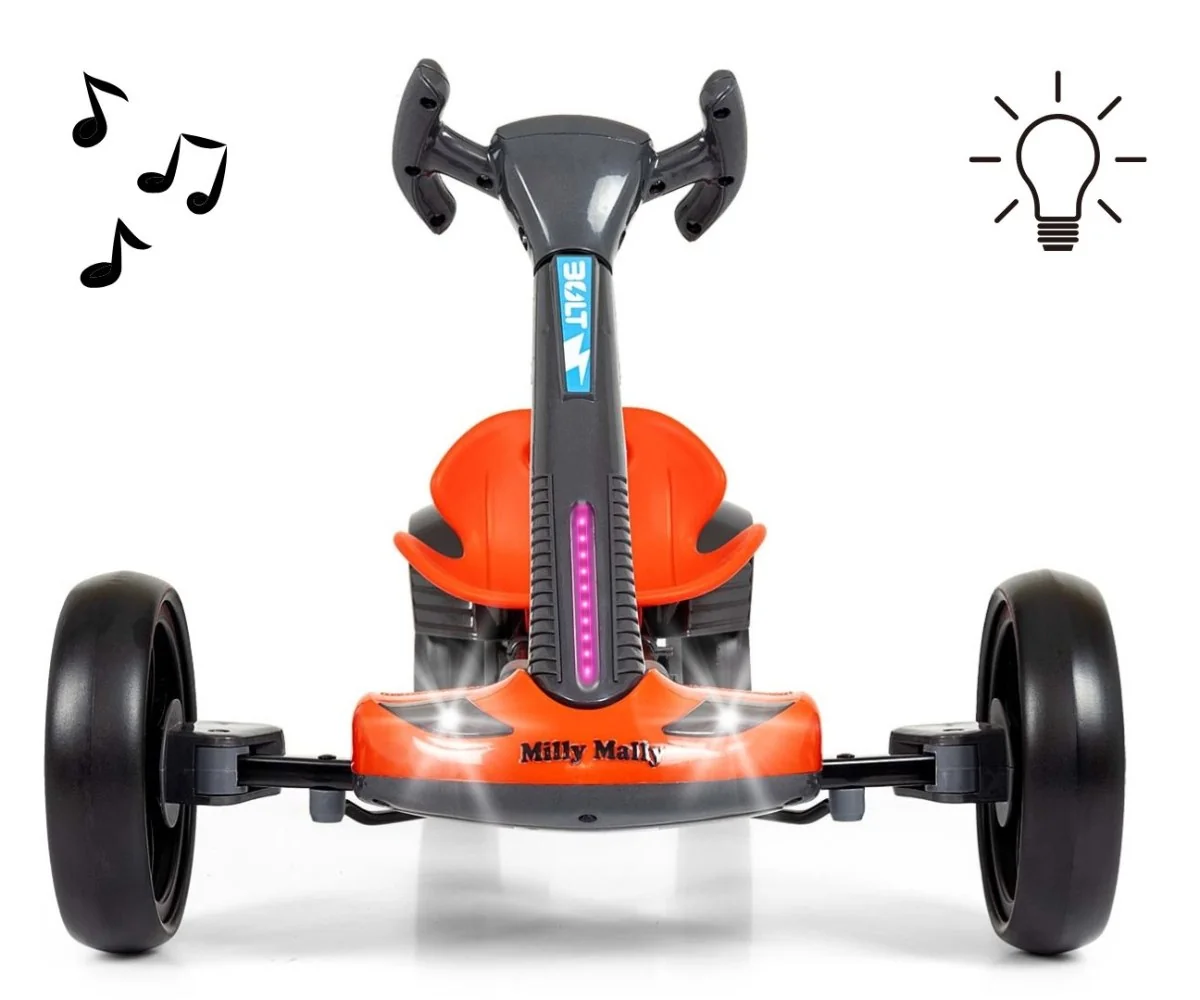Elektrická motokára s diaľkovým ovládaním a LED efektmi GOKART