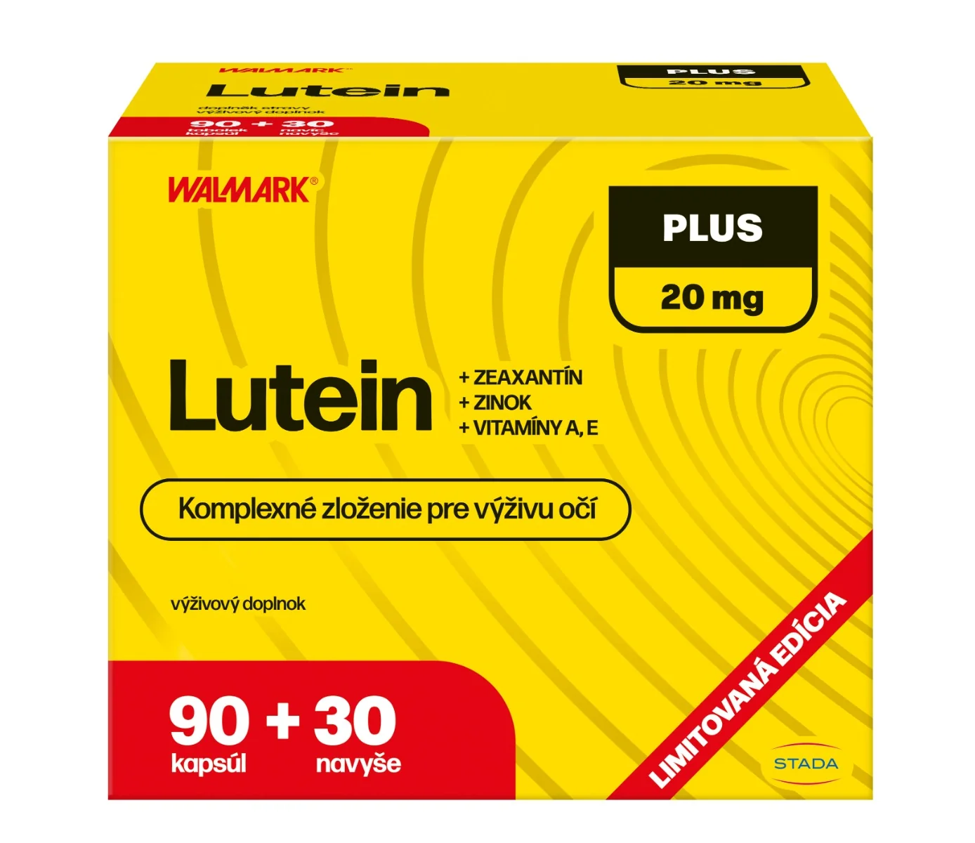 W line Lutein PLUS 90 + 30 cps. navyše VB24 1 set
