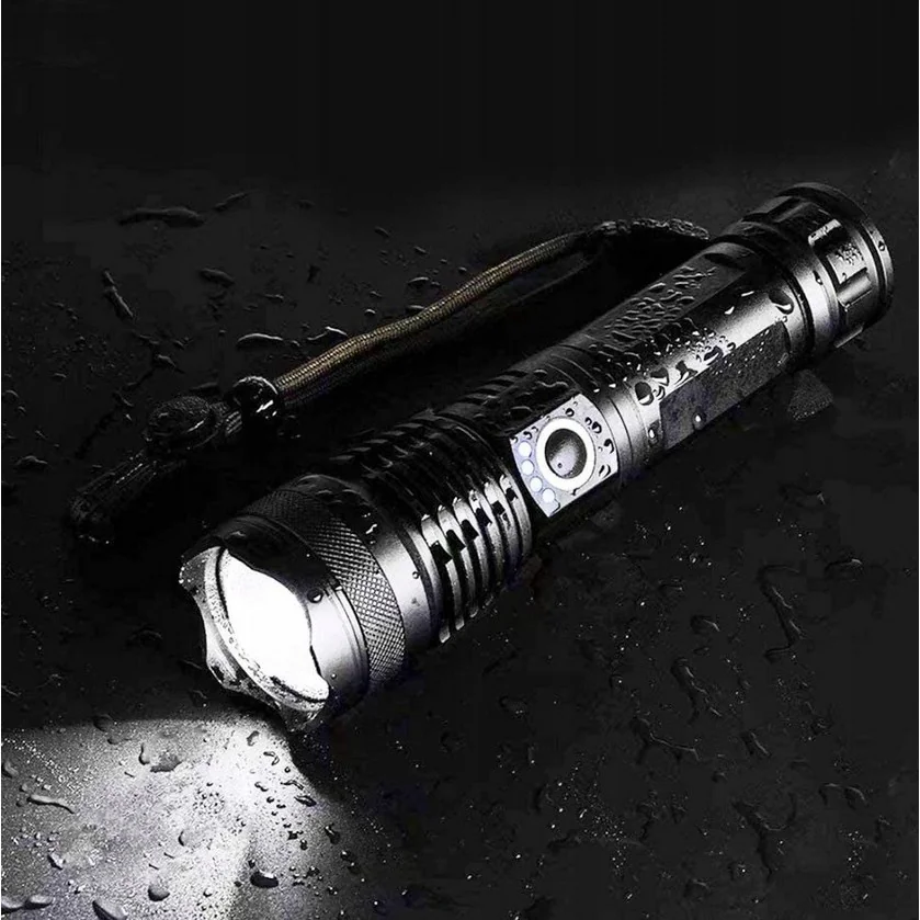 MG FlashLight LED baterka 2200mAh 1500lm, čierna
