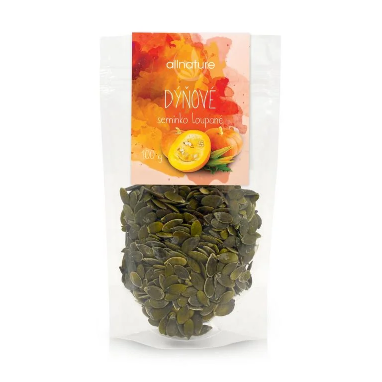 Allnature Tekvicové Semienko Lúpané 100g 1×100 g, tekvicové semienko lúpané