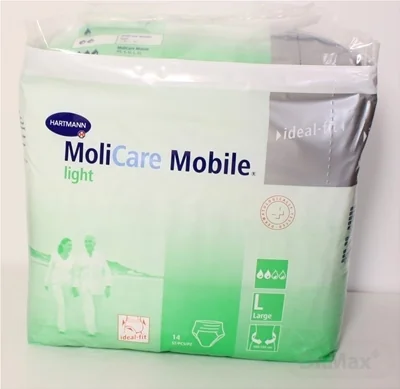 MoliCare MOBILE Light L (Large) 1×14 ks, plienkové nohavičky naťahovacie