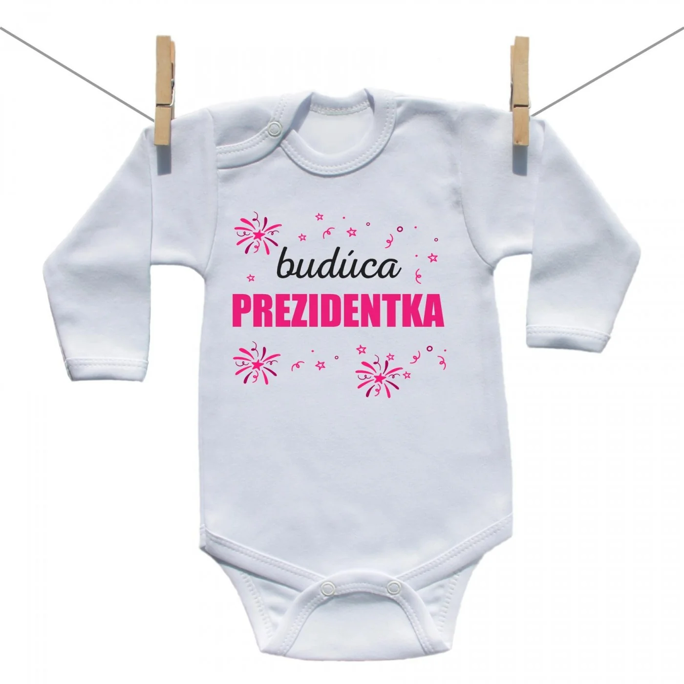Boodyy Body s dlhým rukávom Budúca prezidentka Veľkosť: 62