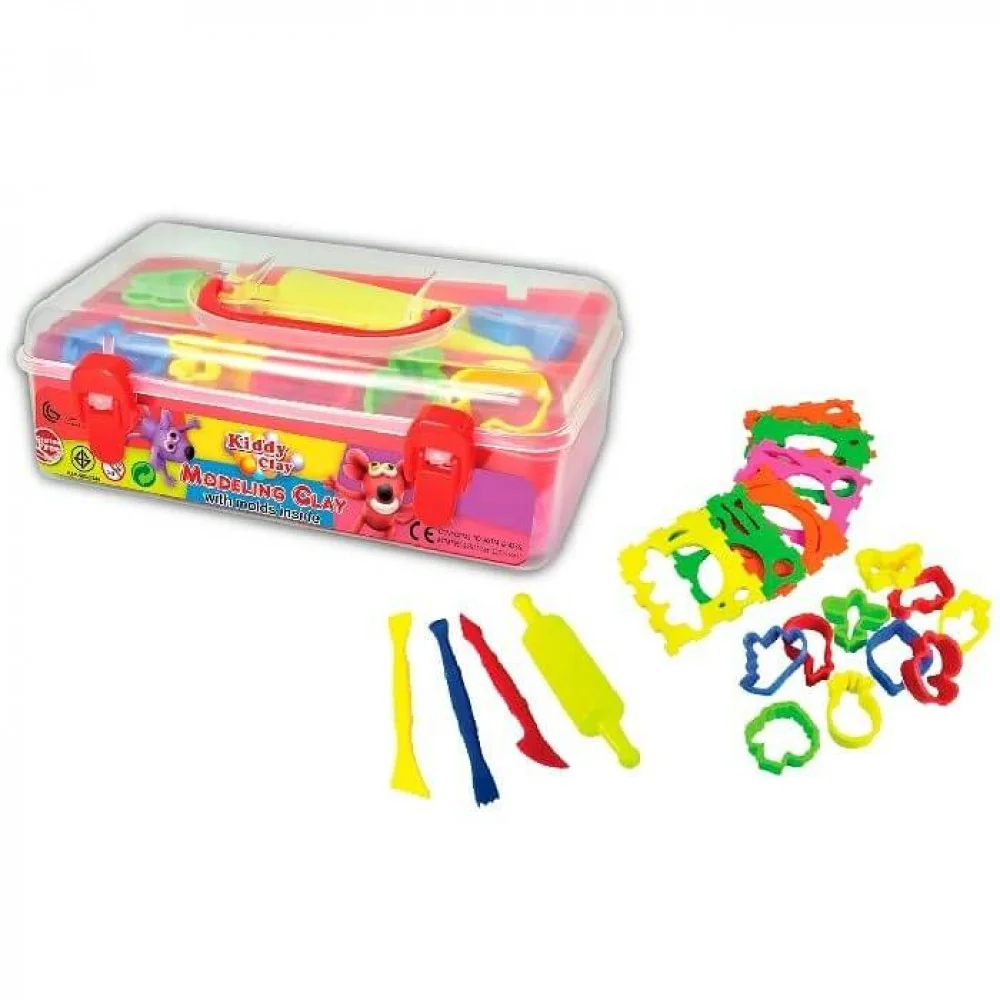 MOVEO Modelovacia hmota kufrík 430g-