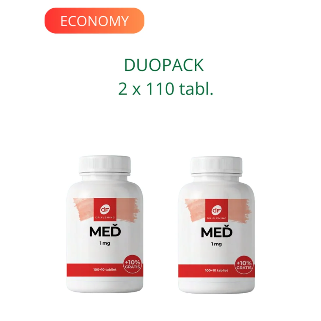 DR. FLEMING Meď 1mg +10% gratis 220ks DUOPACK
