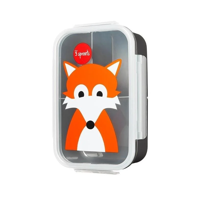 3 SPROUTS - Krabička na jedlo Bento Fox Gray
