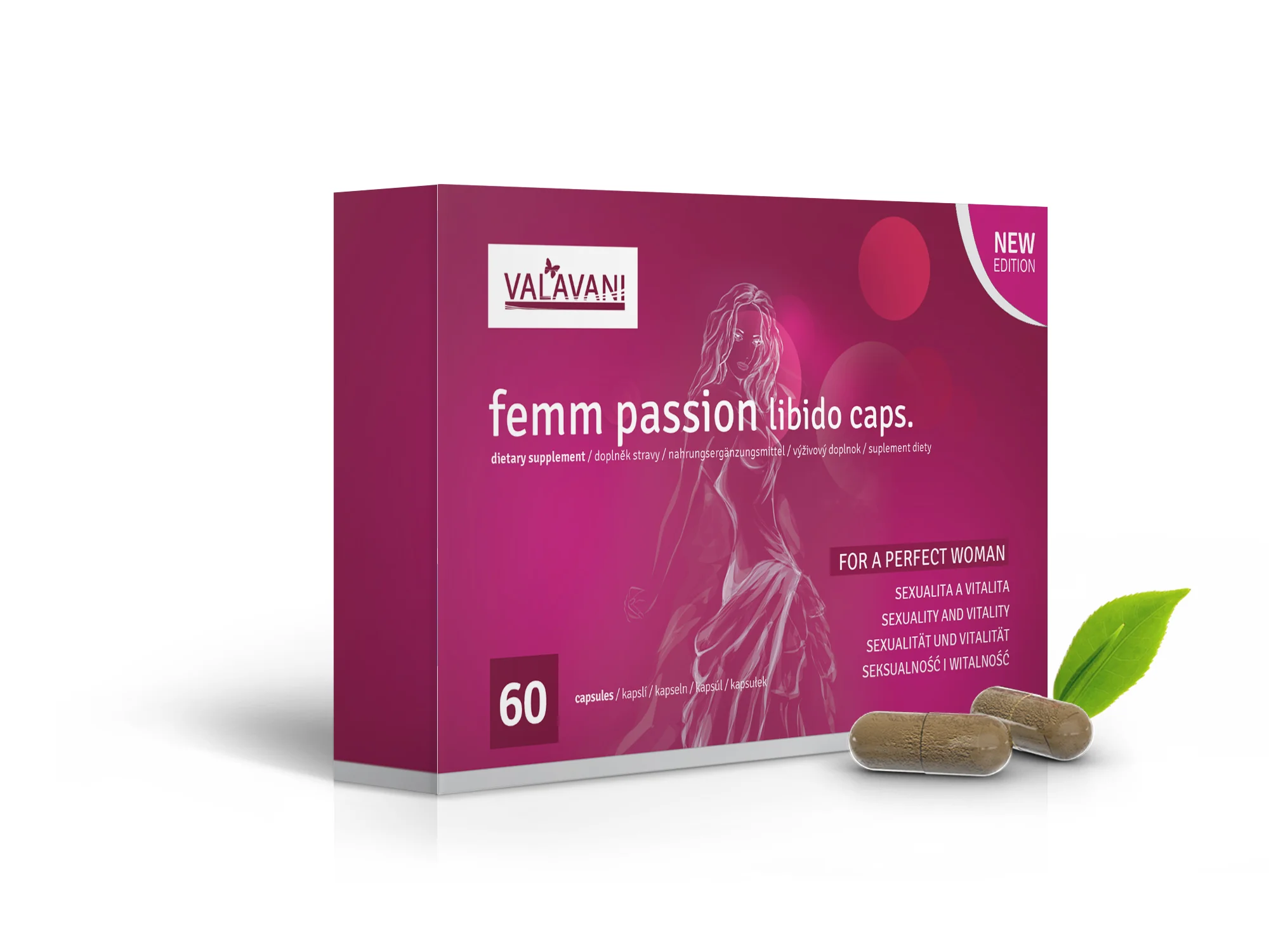 Femm Passion libido 60 kapsúl na zvýšenie libida