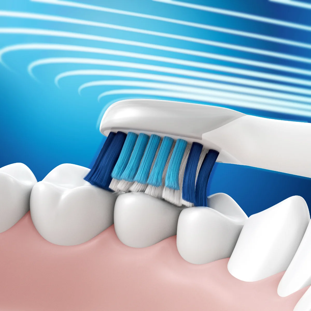 Oral B Elektrická kefka Pulsonic Slim clean 2 000 White 1×1 ks, elektrická zubná kefka