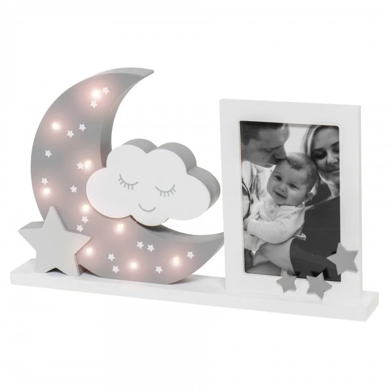 Dooky rámček na fotografiu s LED osvetlením Moonlight Frame Grey