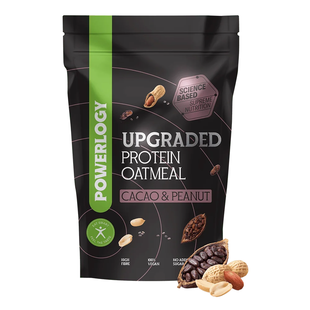 Powerlogy Upgraded Protein Oatmeal Cacao & Peanut 350 g
