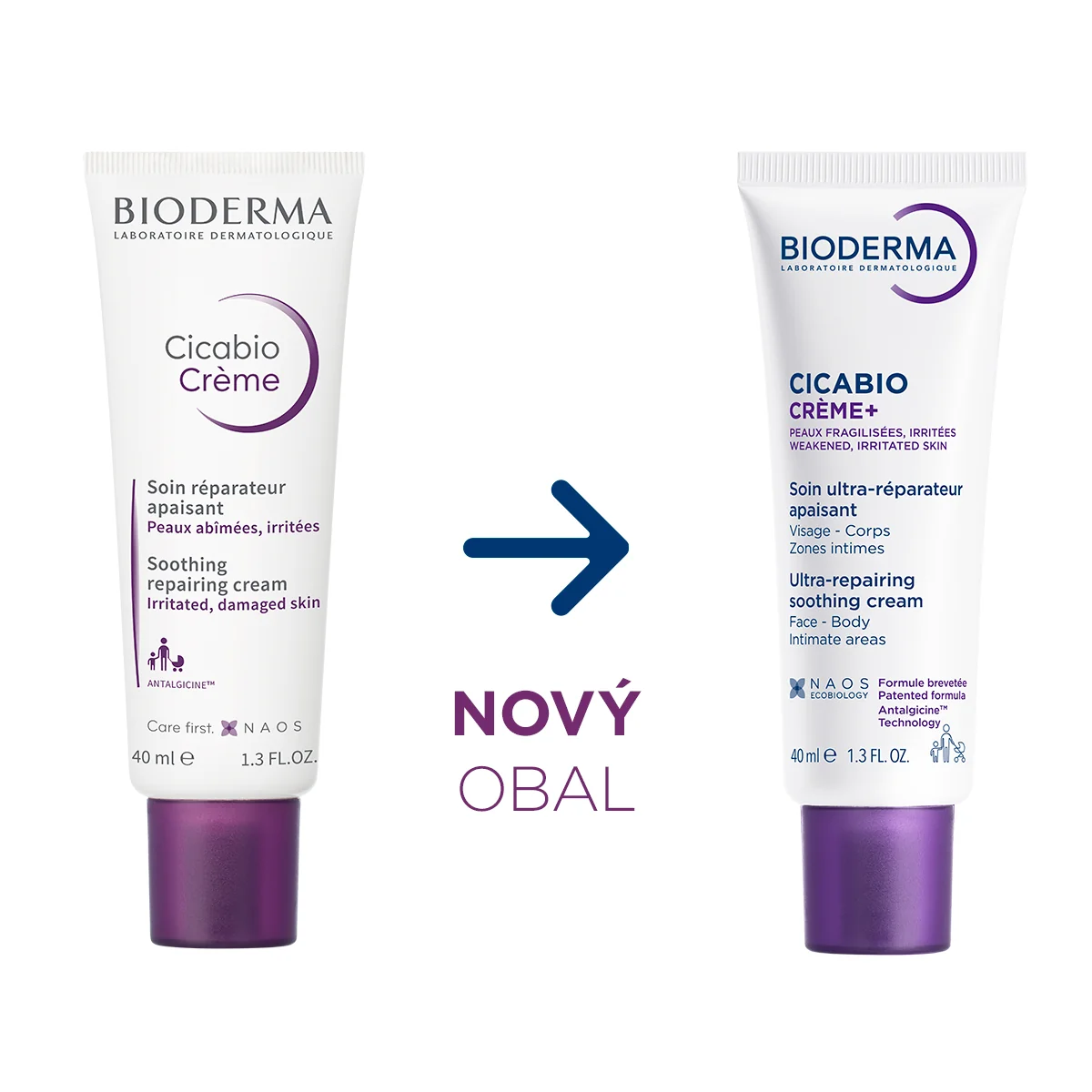 BIOD CICABIO KREM+ 40ML 1×40 ml, upokojujúci krém