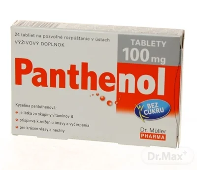 Dr. Müller PANTHENOL 100 mg 1×24 tbl, výživový doplnok