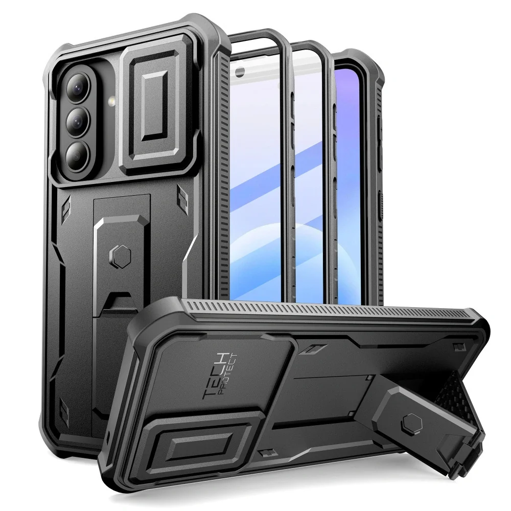Tech-Protect Kevlar Cam kryt na Samsung Galaxy A57 5G, čierny