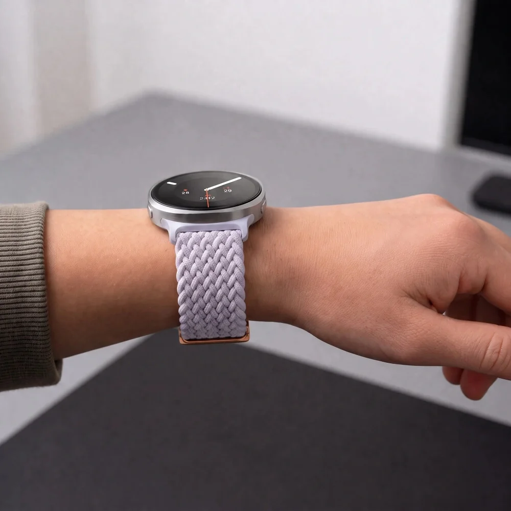 Tech-Protect Nylon Mag remienok na Samsung Galaxy Watch 8 / 9 / Classic (40 / 44 / 46mm), periwinkle