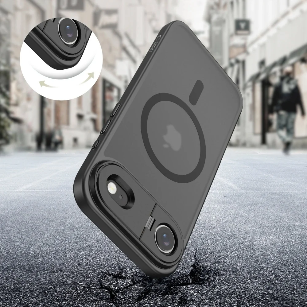 Tech-Protect MagStand MagSafe kryt na iPhone 17 Air, čierny