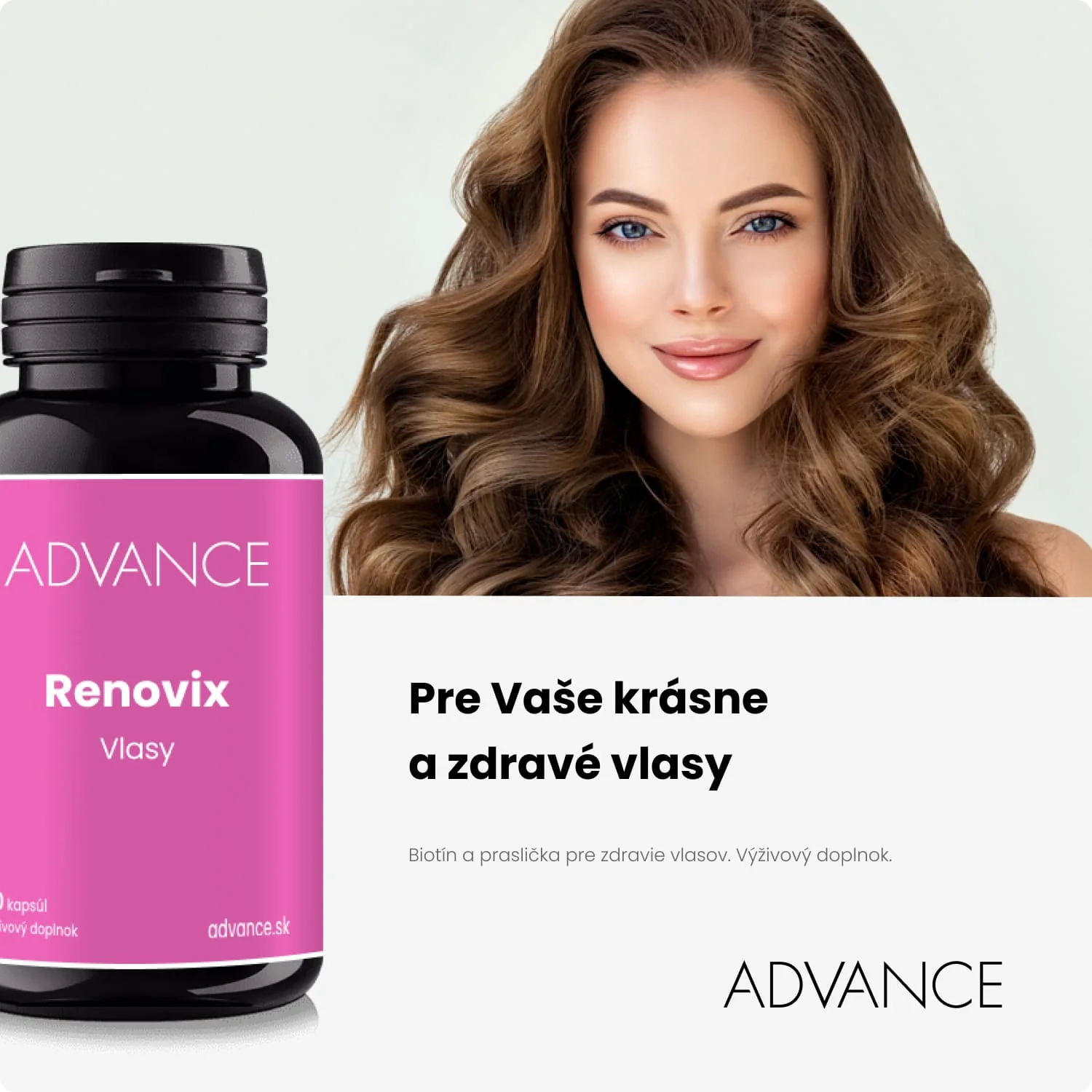 Renovix 60 cps. – pre krásne vlasy 1×60 cps, výživový doplnok