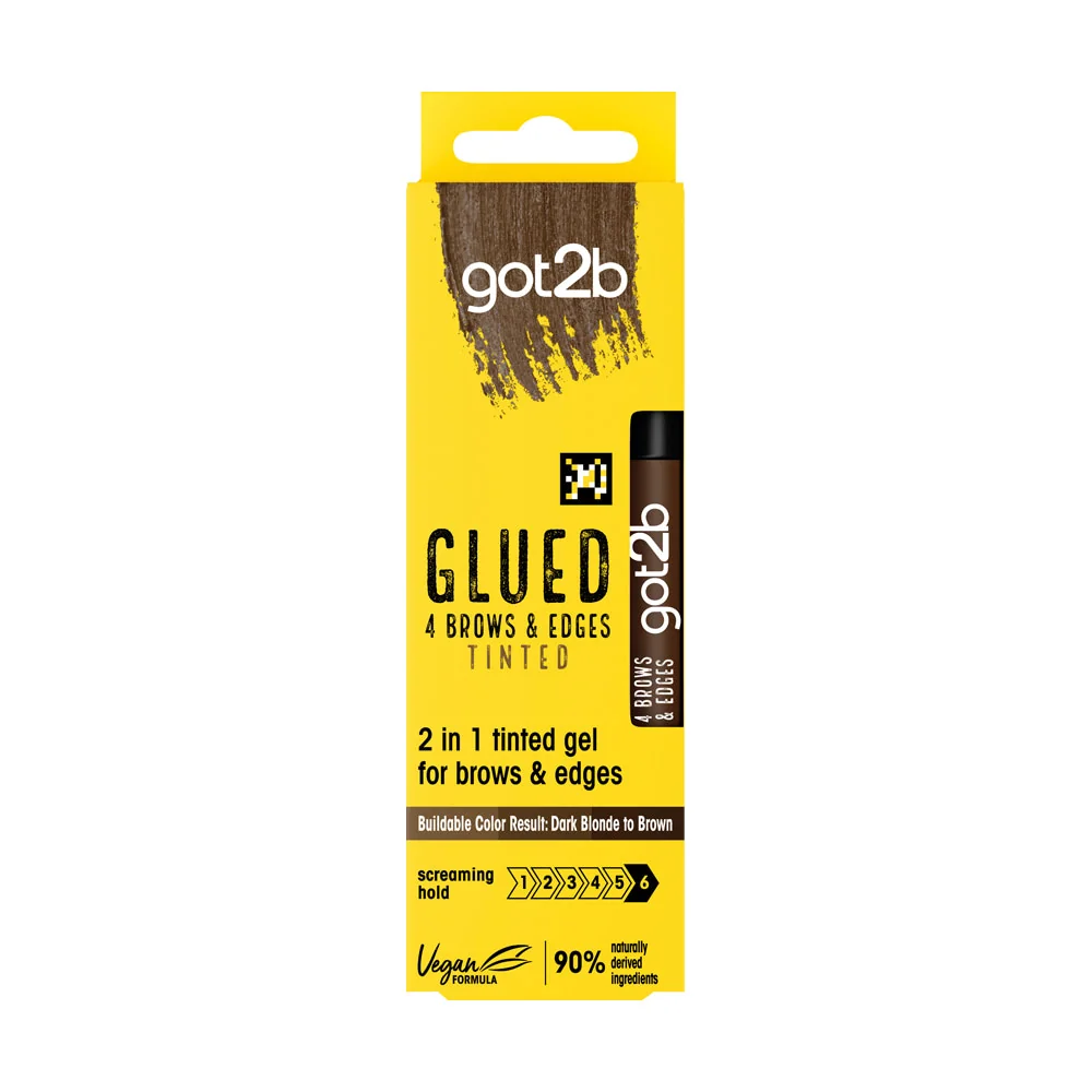 GOT2B GEL STYL.GLUED 4 B&E HNEDY 16ML 1×16 ml, gél na obočie