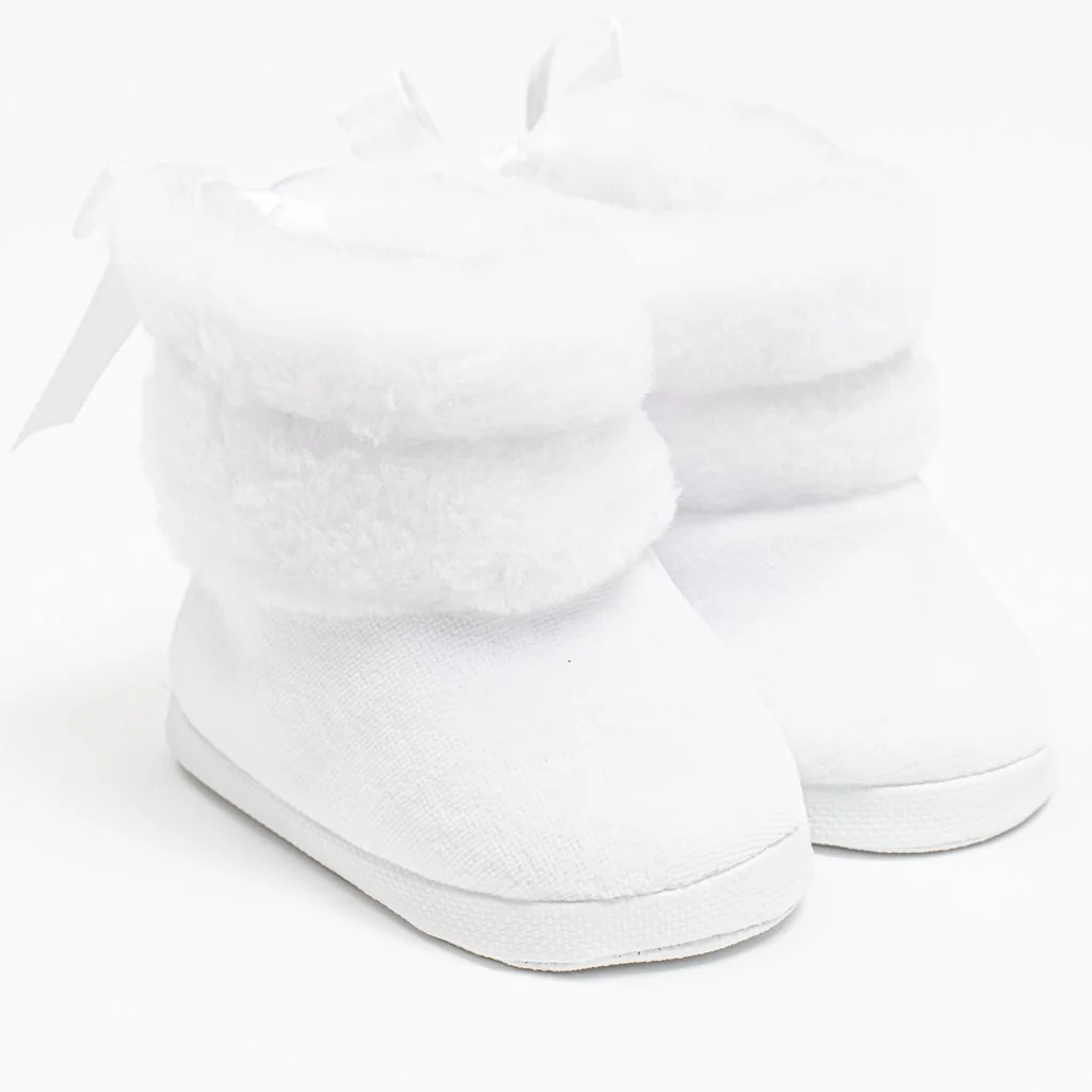 Dojčenské zimné kozačky New Baby biele 3-6 m 3-6 m, 20C54533