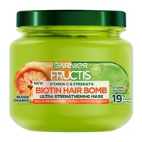 Garnier Fructis Vitamin & Strength Ultra posilňujúca Biotin Hair Bomb maska na slabé vlasy