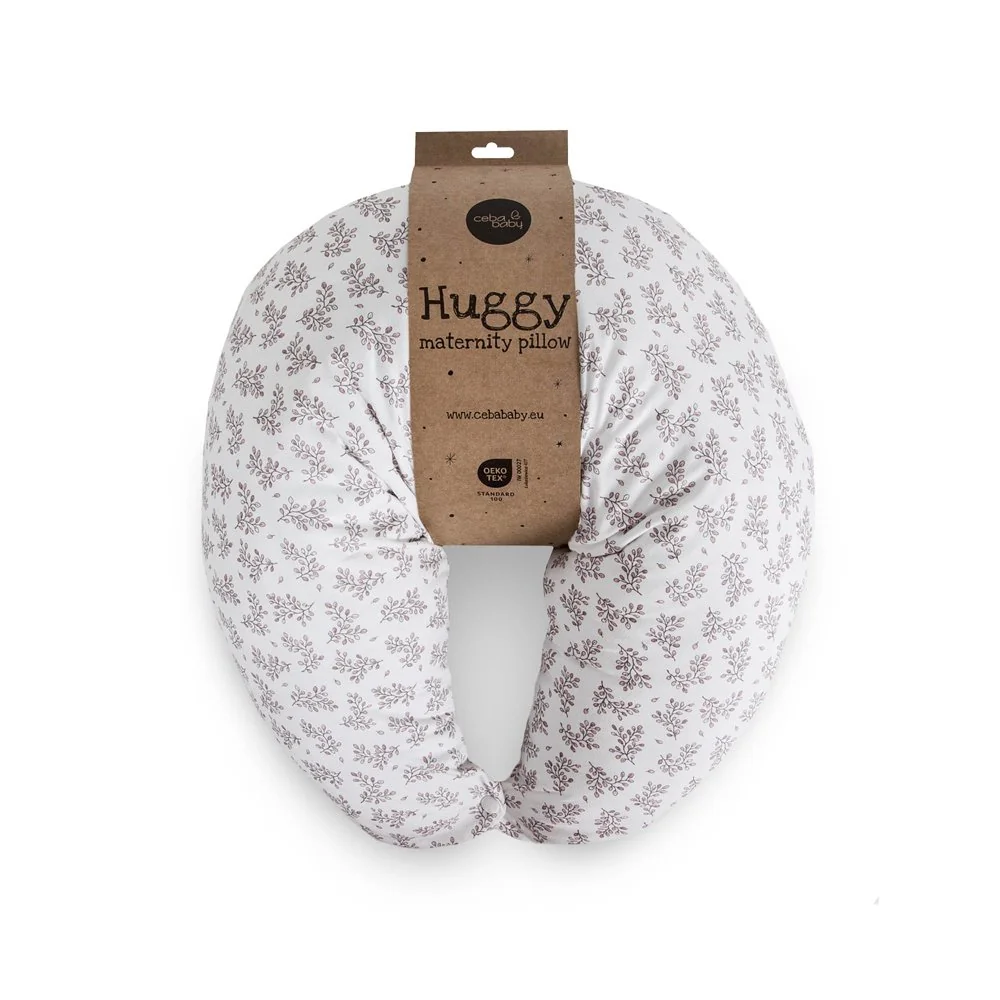 Vankúš na dojčenie HUGGY (150x60x37) Basic Hoya