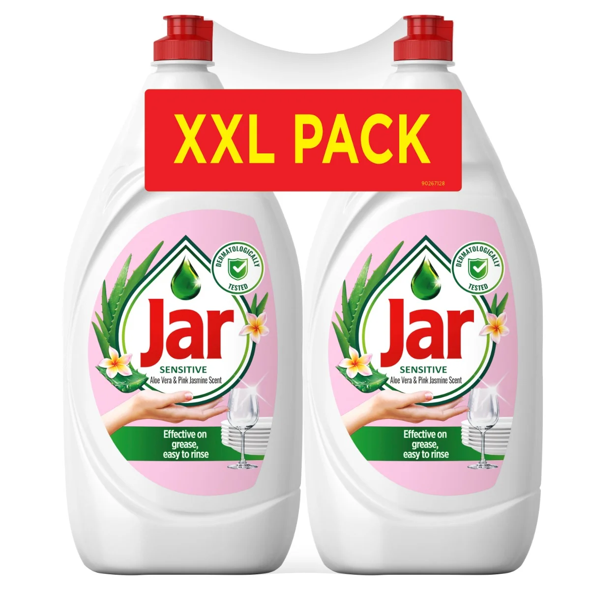 Jar AloeV & Jasmine na umývanie riadu 2.7L 1×2.7 l, prostriedok na umyvanie riadu