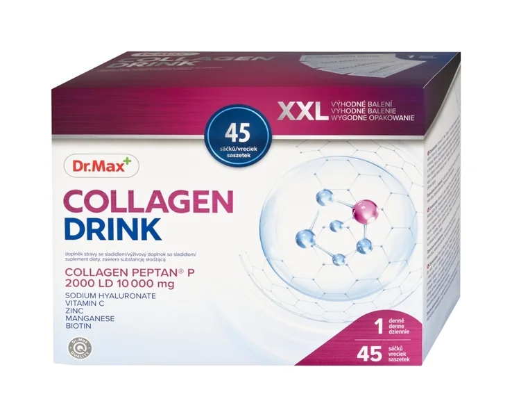 Dr. Max Collagen Drink XXL 1×45 ks , kolagénový nápoj